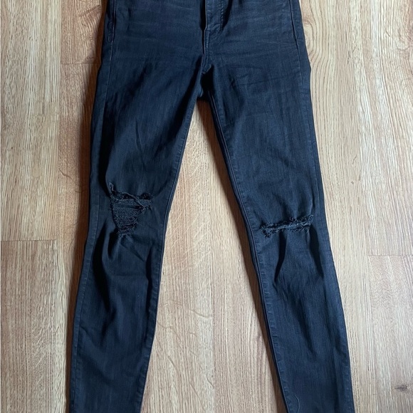 Madewell 9” High Rise Black Skinny Jeans - Picture 2 of 8
